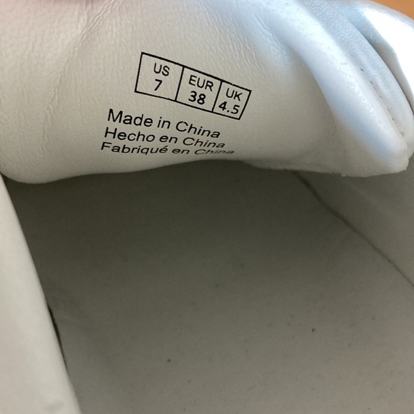 White Rebecca Minkoff Sneakers Size 7 - Picture 5 of 5